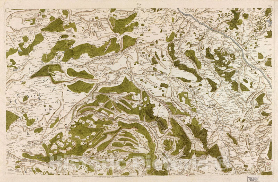Historic 1756 Map - Carte de France - Image 9 of Copy 2