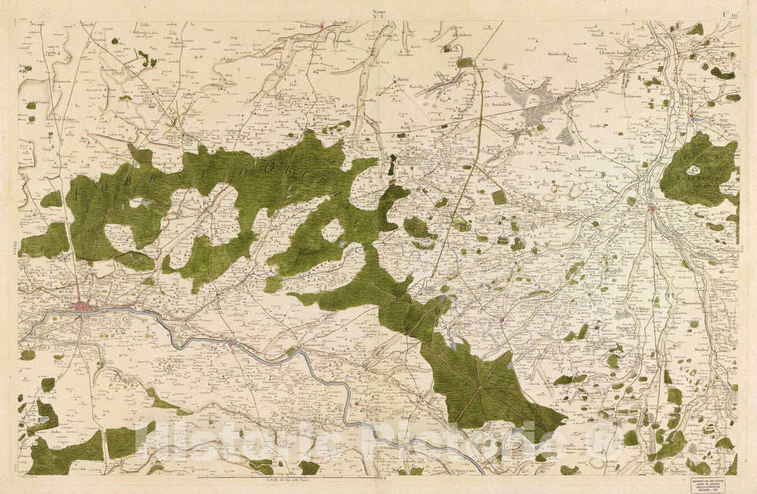 Historic 1756 Map - Carte de France - Image 8 of Copy 2