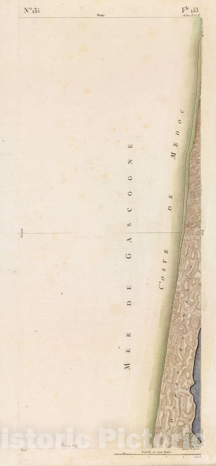 Historic 1756 Map - Carte de France - Image 140 of Copy 2
