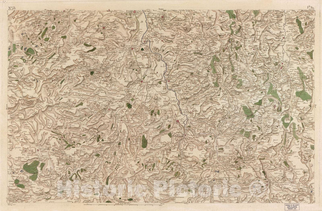 Historic 1756 Map - Carte de France - Image 55 of Copy 2