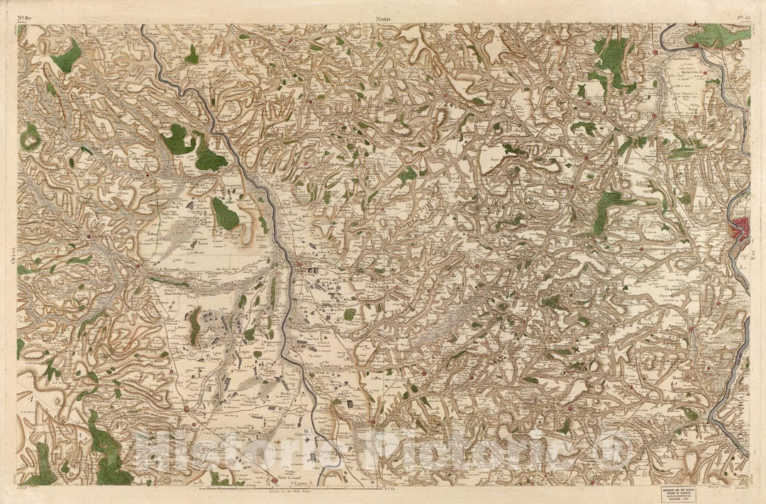 Historic 1756 Map - Carte de France - Image 90 of Copy 2