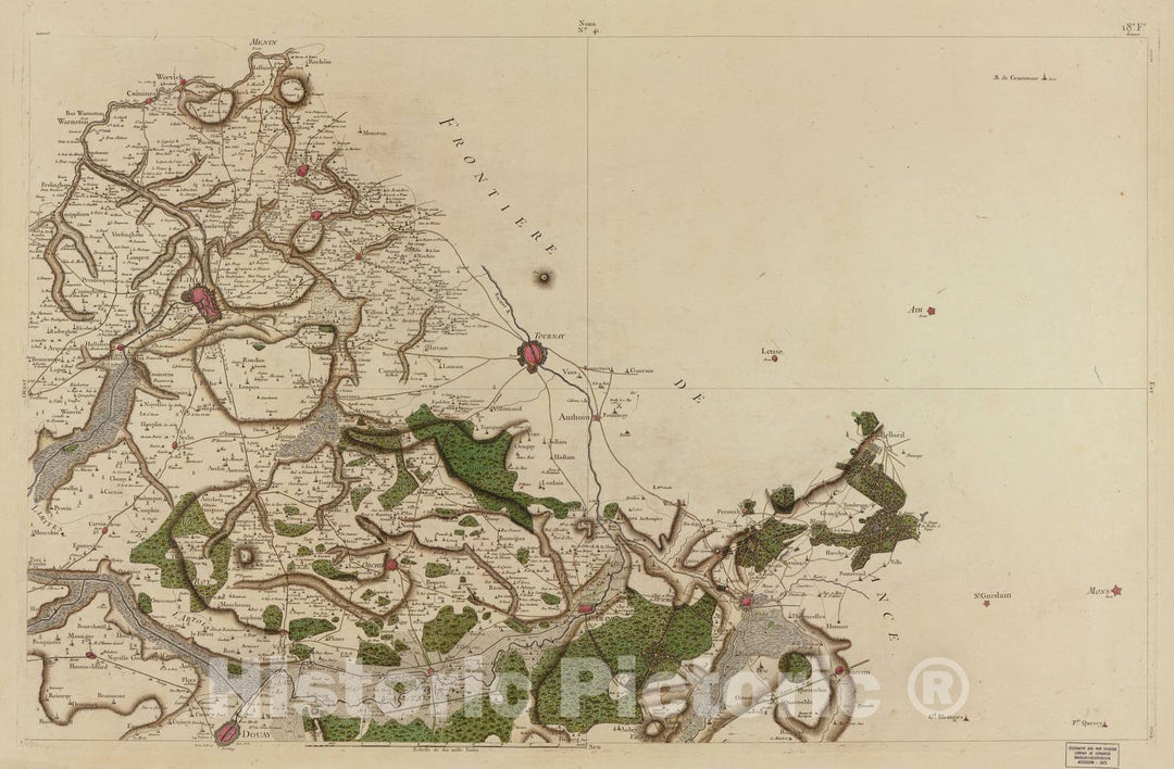 Historic 1756 Map - Carte de France - Image 43 of Copy 2