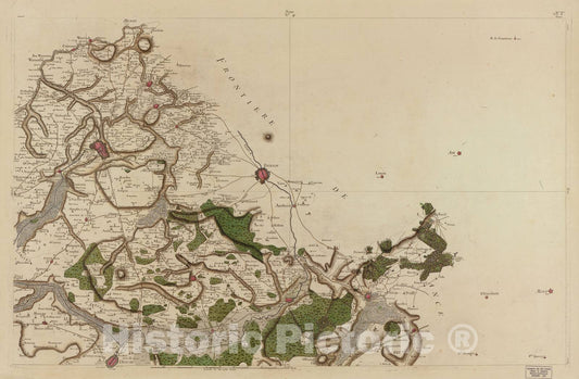 Historic 1756 Map - Carte de France - Image 43 of Copy 2