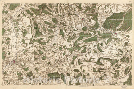 Historic 1756 Map - Carte de France - Image 146 of Copy 2