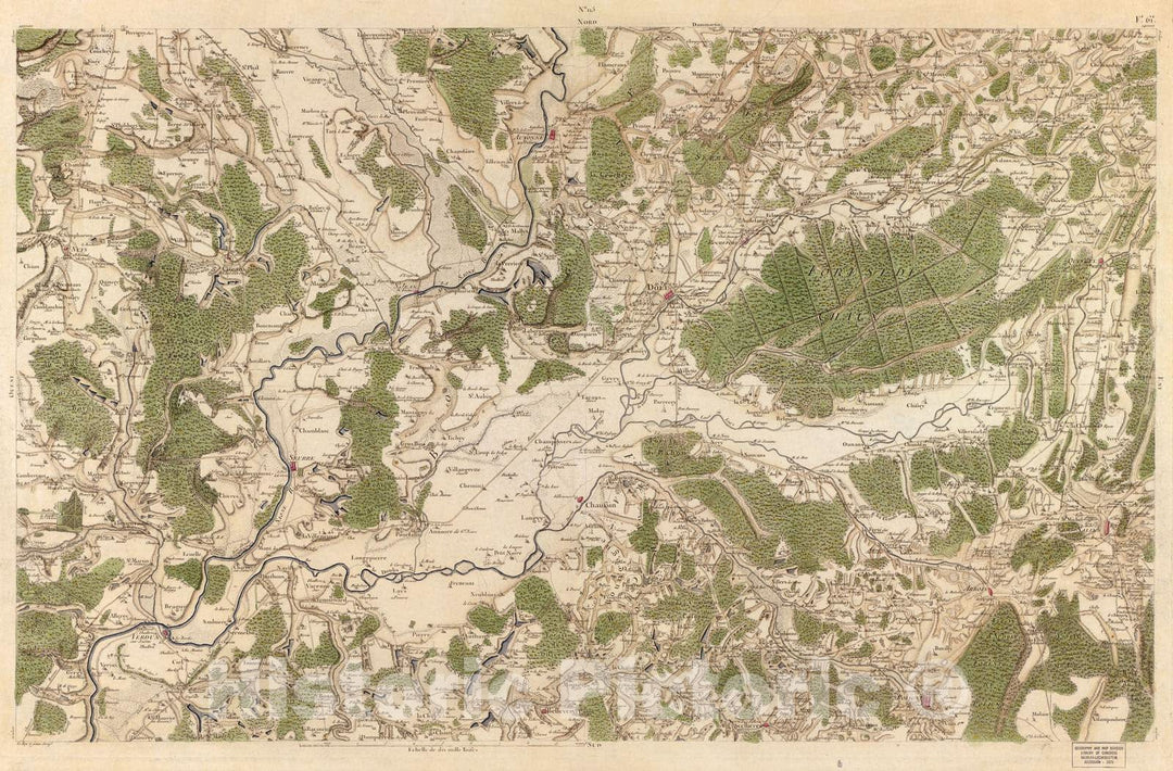 Historic 1756 Map - Carte de France - Image 120 of Copy 2