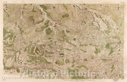 Historic 1756 Map - Carte de France - Image 111 of Copy 2