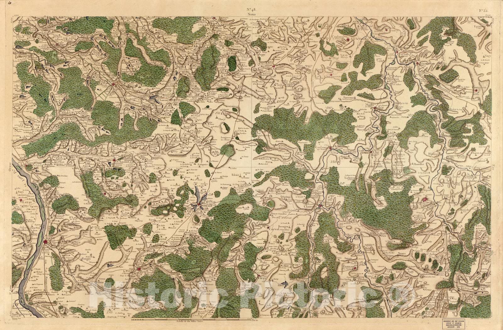 Historic 1756 Map - Carte de France - Image 50 of Copy 2