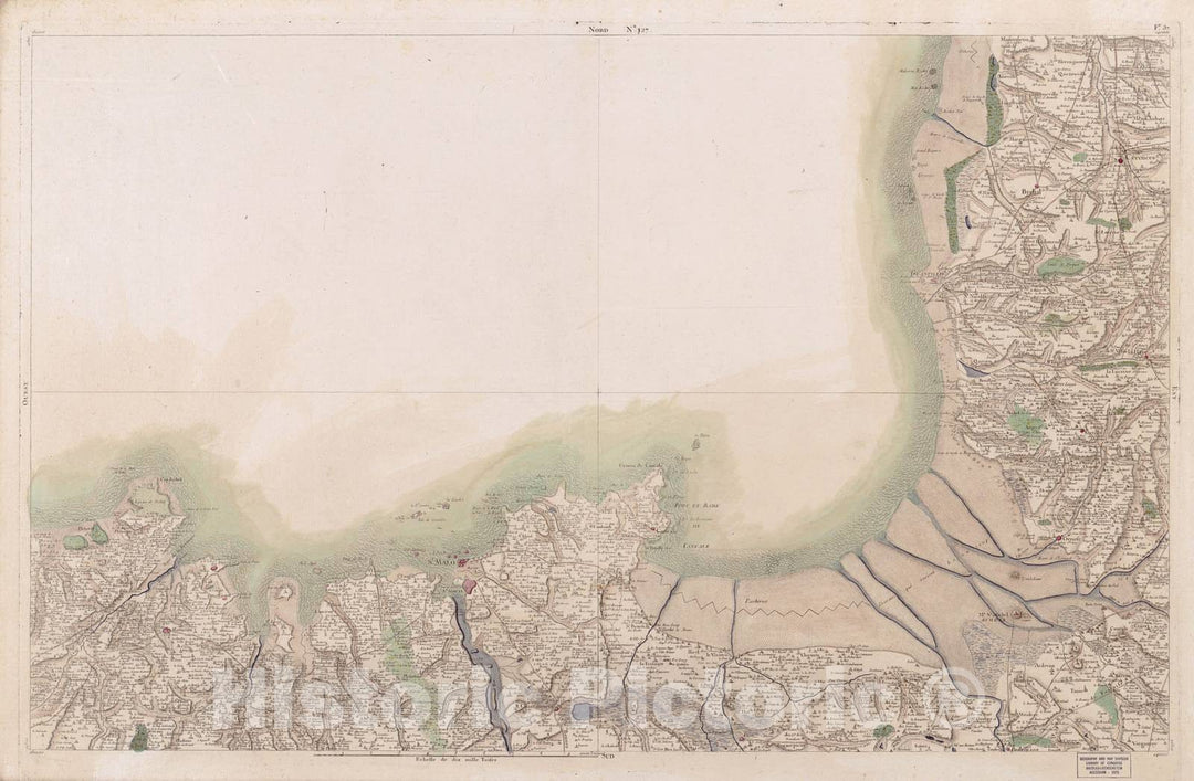 Historic 1756 Map - Carte de France - Image 132 of Copy 2