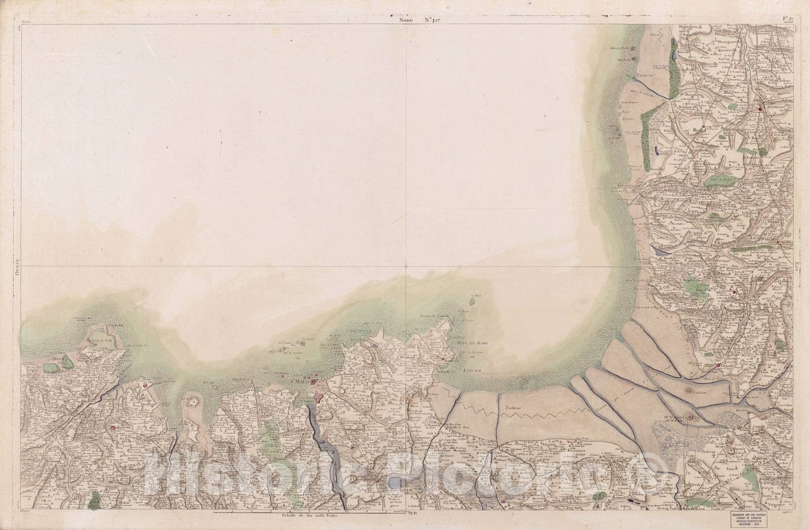 Historic 1756 Map - Carte de France - Image 132 of Copy 2