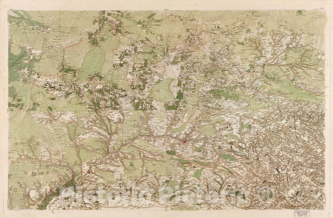 Historic 1756 Map - Carte de France - Image 109 of Copy 2
