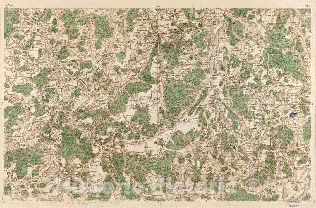 Historic 1756 Map - Carte de France - Image 117 of Copy 2