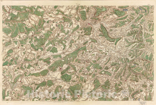 Historic 1756 Map - Carte de France - Image 150 of Copy 2
