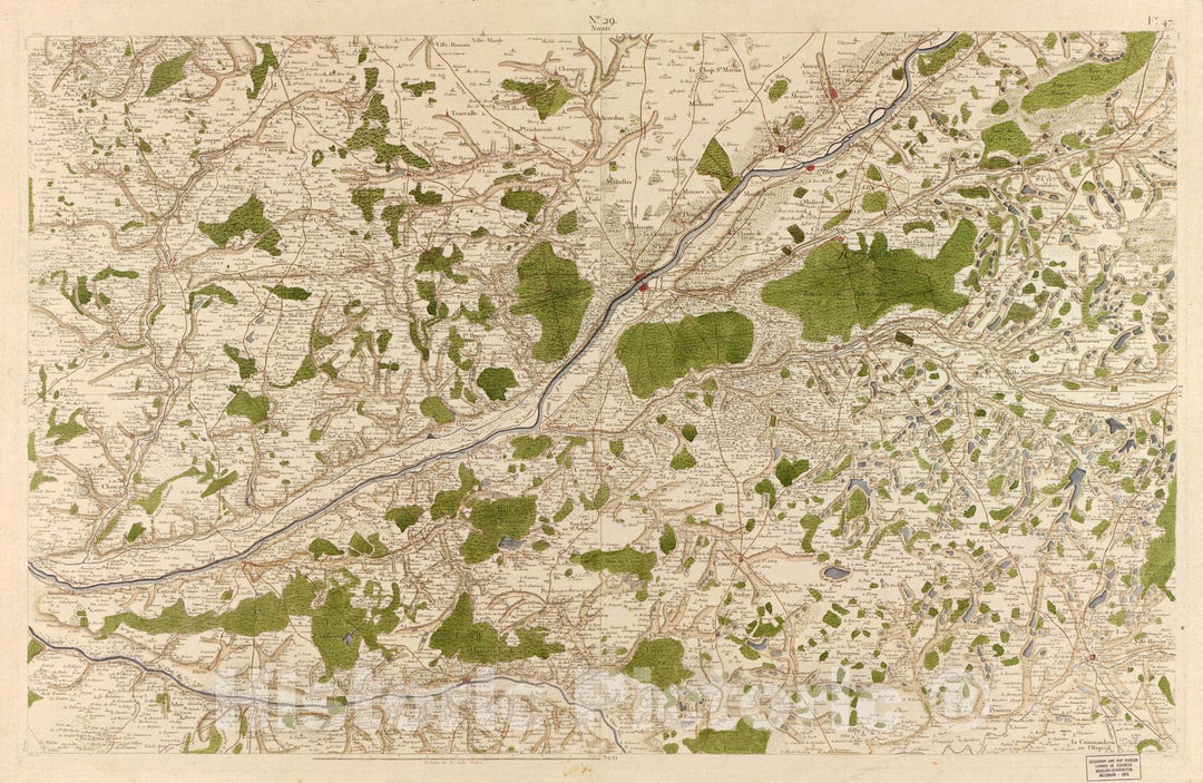 Historic 1756 Map - Carte de France - Image 30 of Copy 2