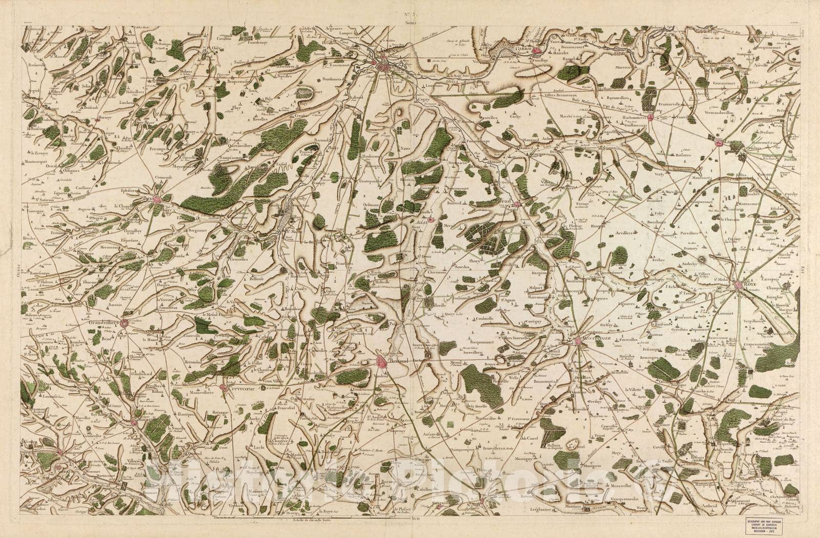 Historic 1756 Map - Carte de France - Image 3 of Copy 2