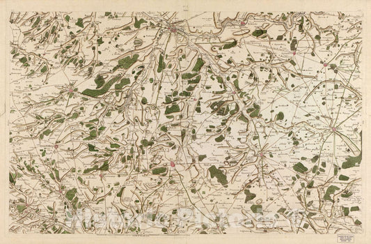 Historic 1756 Map - Carte de France - Image 3 of Copy 2