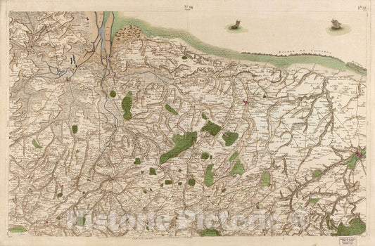Historic 1756 Map - Carte de France - Image 97 of Copy 2