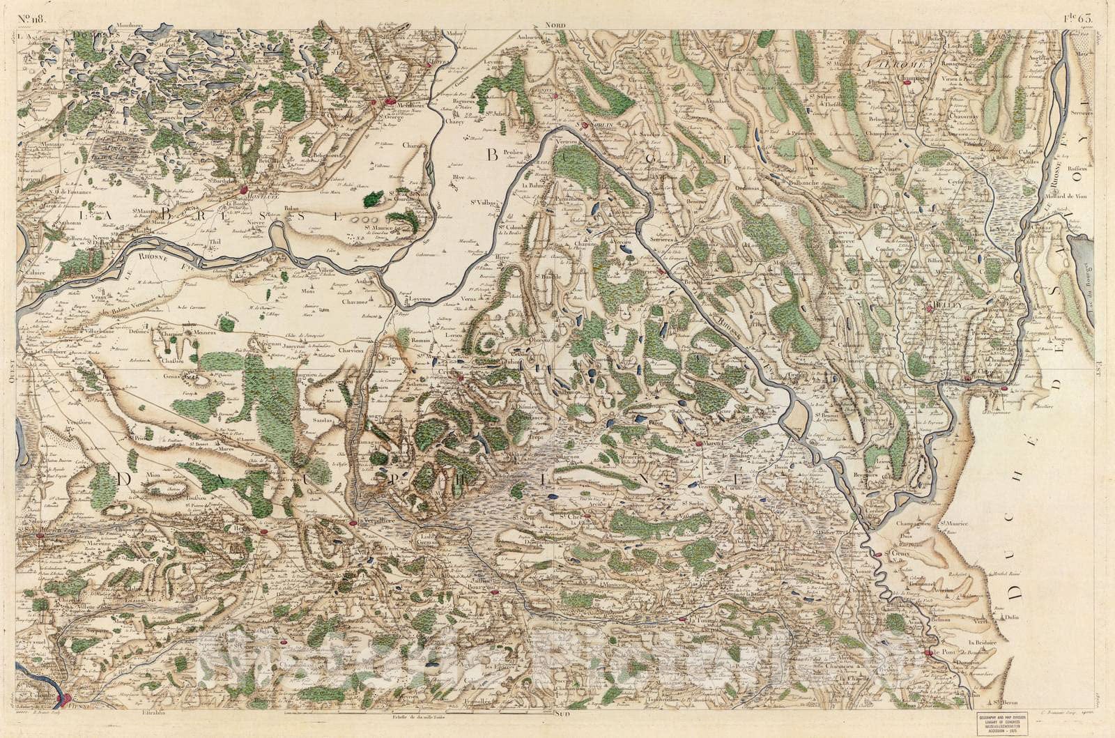 Historic 1756 Map - Carte de France - Image 123 of Copy 2