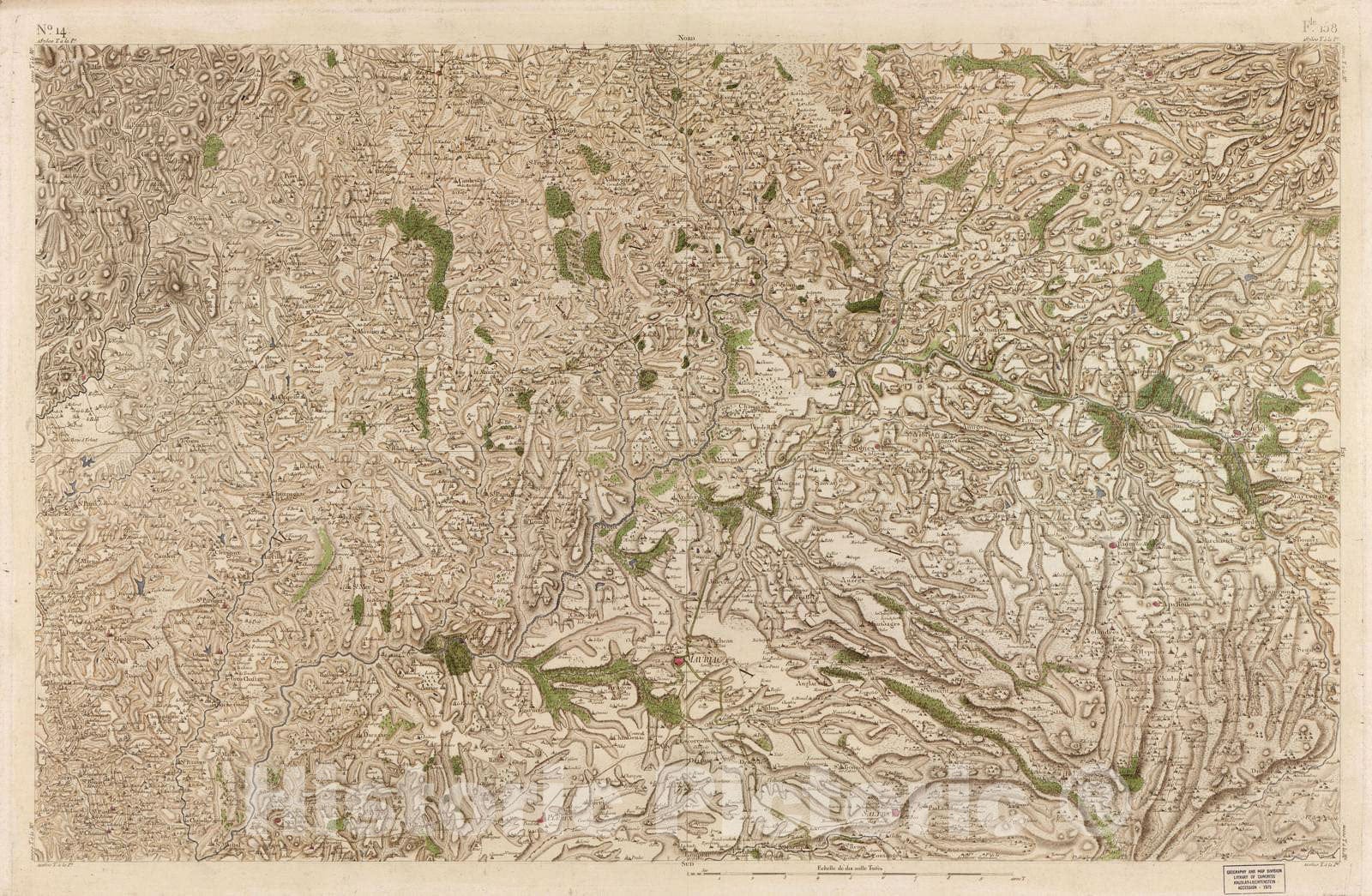 Historic 1756 Map - Carte de France - Image 14 of Copy 2