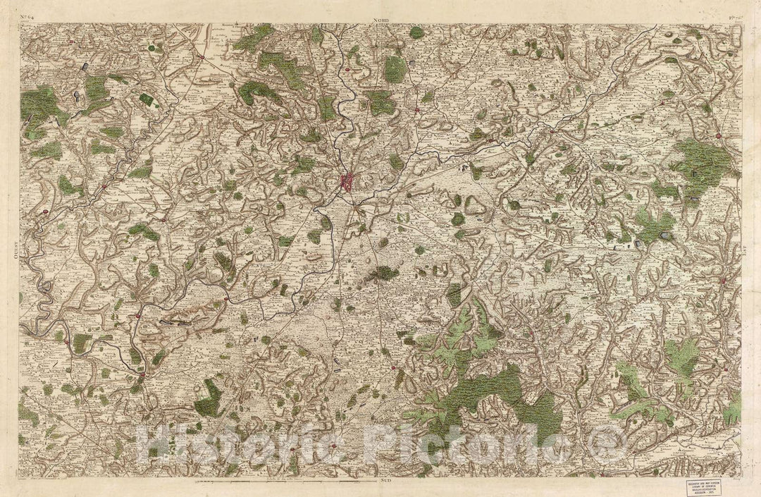 Historic 1756 Map - Carte de France - Image 67 of Copy 2
