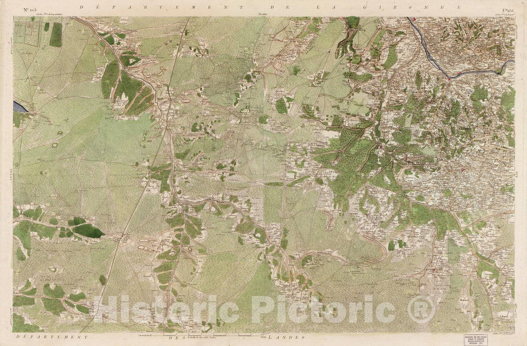 Historic 1756 Map - Carte de France - Image 108 of Copy 2