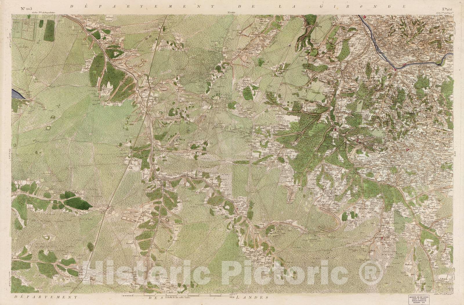 Historic 1756 Map - Carte de France - Image 108 of Copy 2