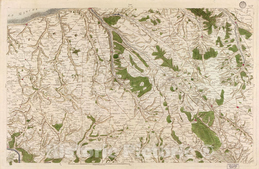 Historic 1756 Map - Carte de France - Image 25 of Copy 2