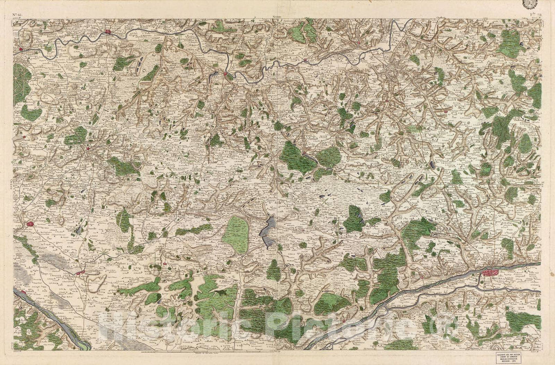 Historic 1756 Map - Carte de France - Image 68 of Copy 2