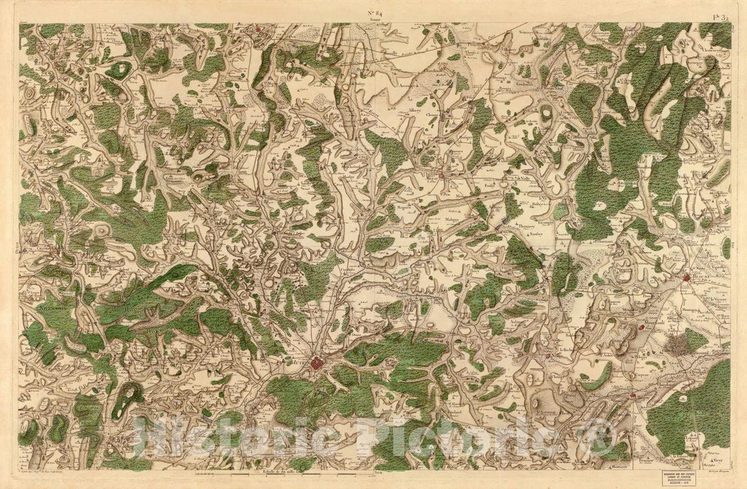 Historic 1756 Map - Carte de France - Image 87 of Copy 2