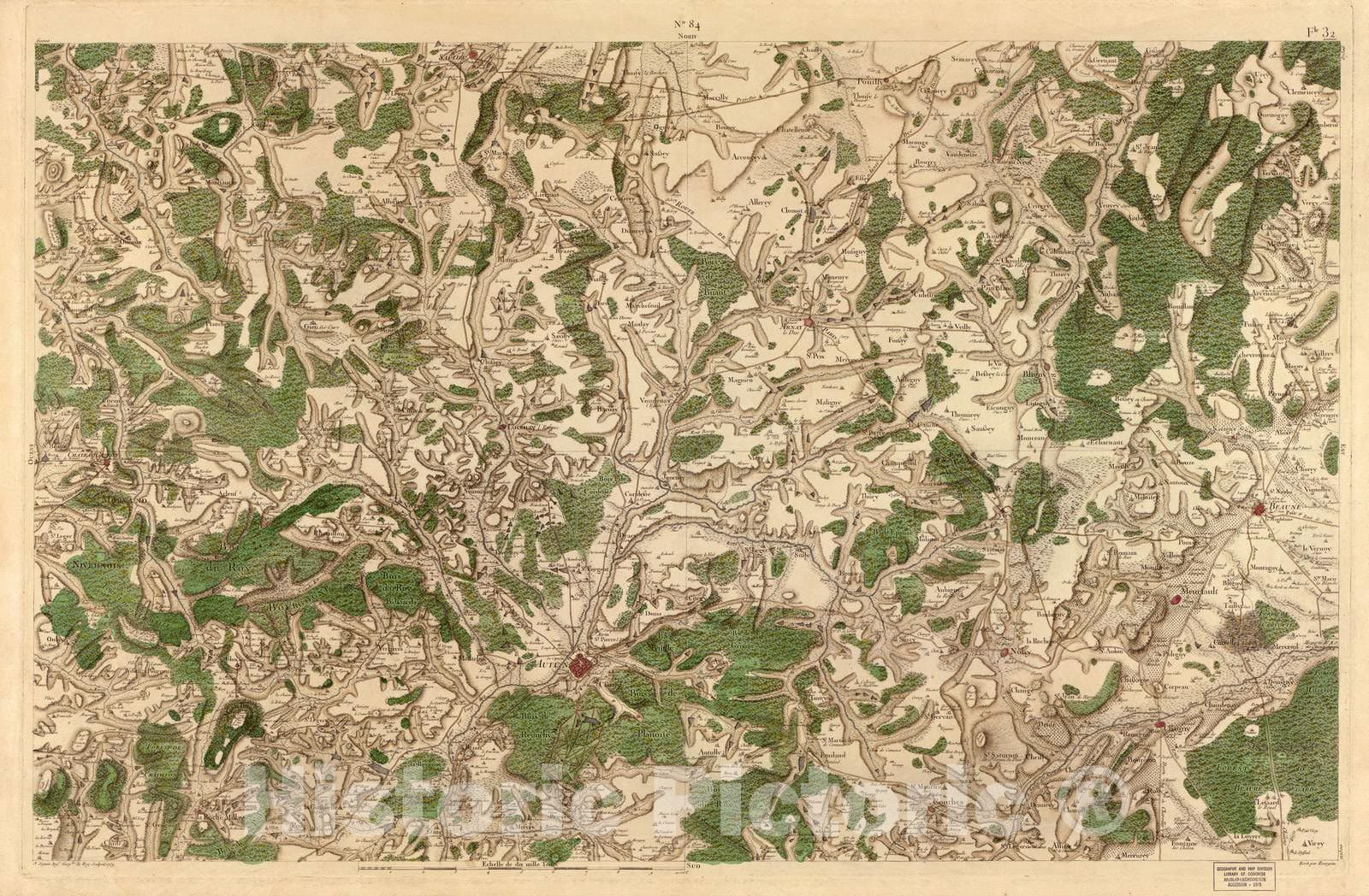 Historic 1756 Map - Carte de France - Image 87 of Copy 2
