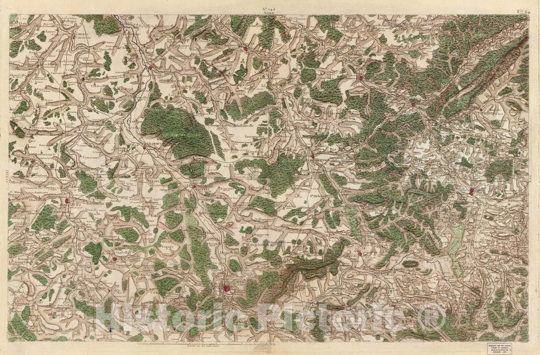 Historic 1756 Map - Carte de France - Image 149 of Copy 2