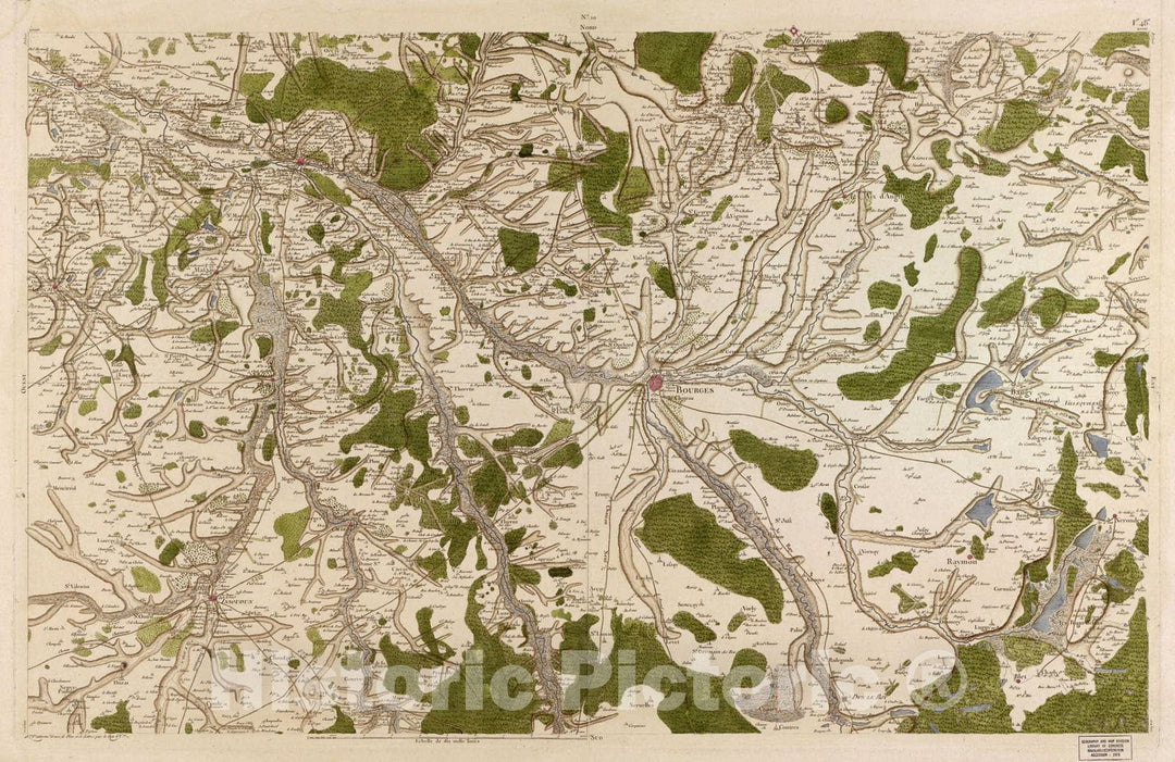 Historic 1756 Map - Carte de France - Image 10 of Copy 2
