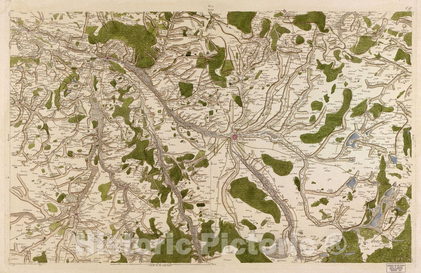 Historic 1756 Map - Carte de France - Image 10 of Copy 2