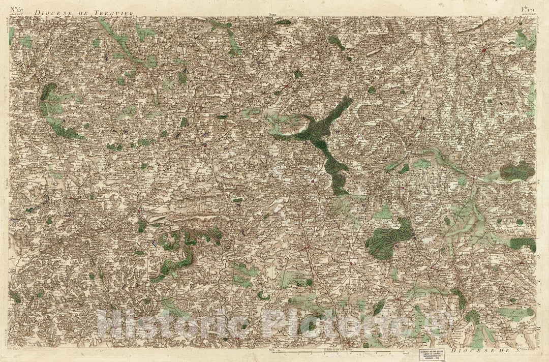Historic 1756 Map - Carte de France - Image 163 of Copy 2