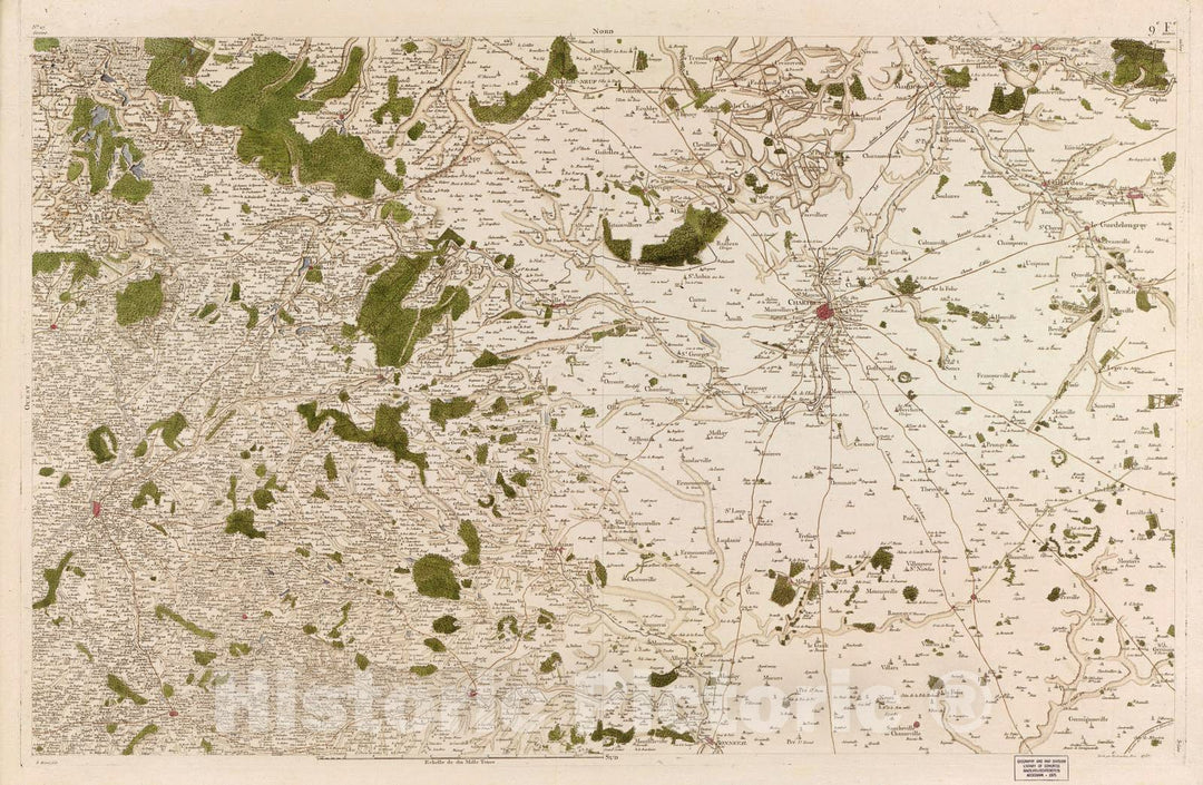 Historic 1756 Map - Carte de France - Image 28 of Copy 2