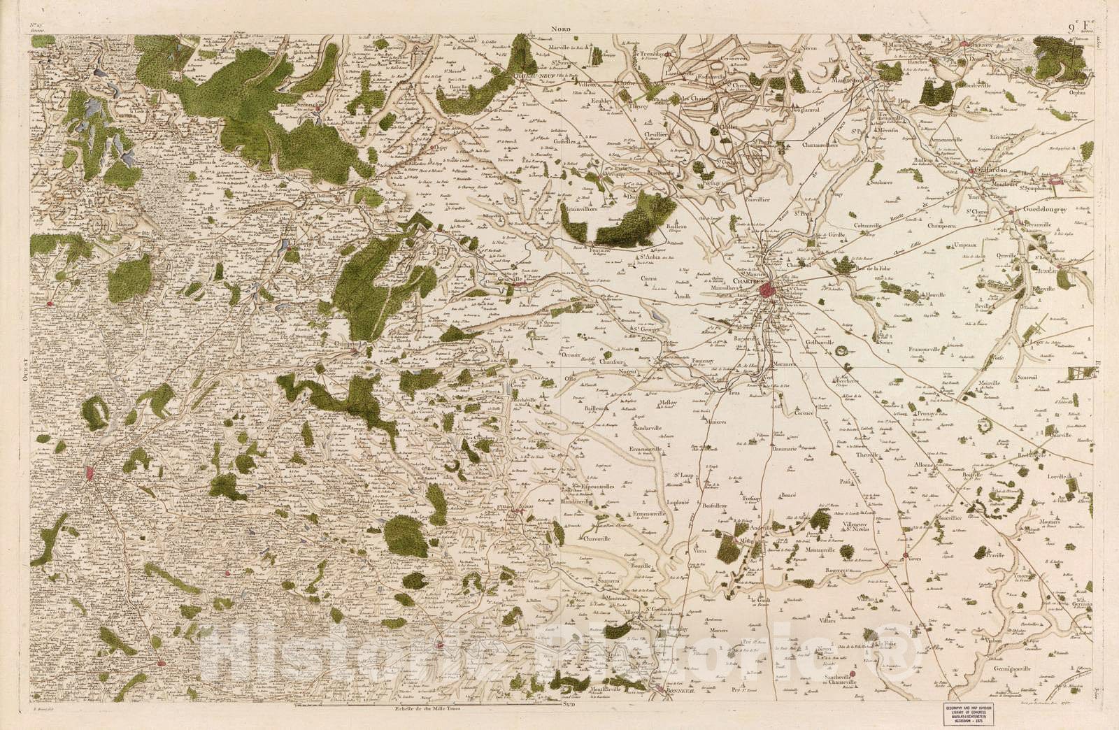 Historic 1756 Map - Carte de France - Image 28 of Copy 2