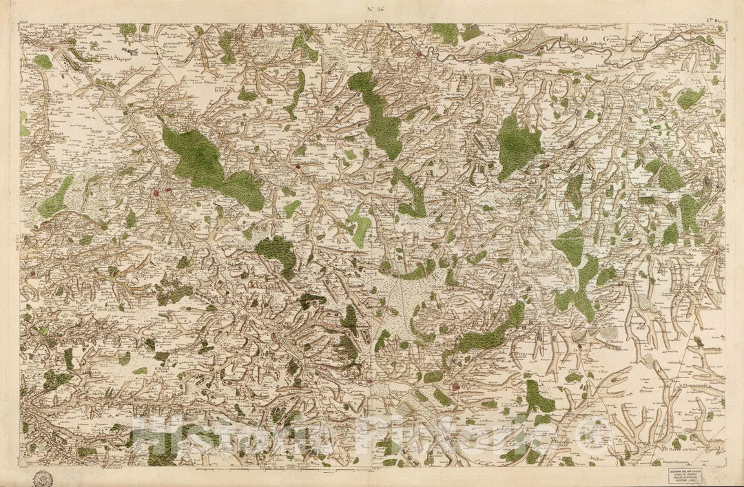 Historic 1756 Map - Carte de France - Image 31 of Copy 2