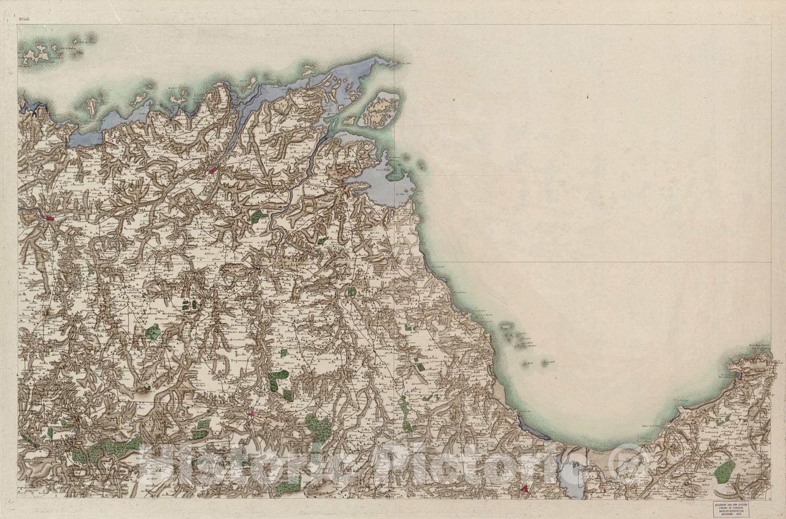 Historic 1756 Map - Carte de France - Image 162 of Copy 2