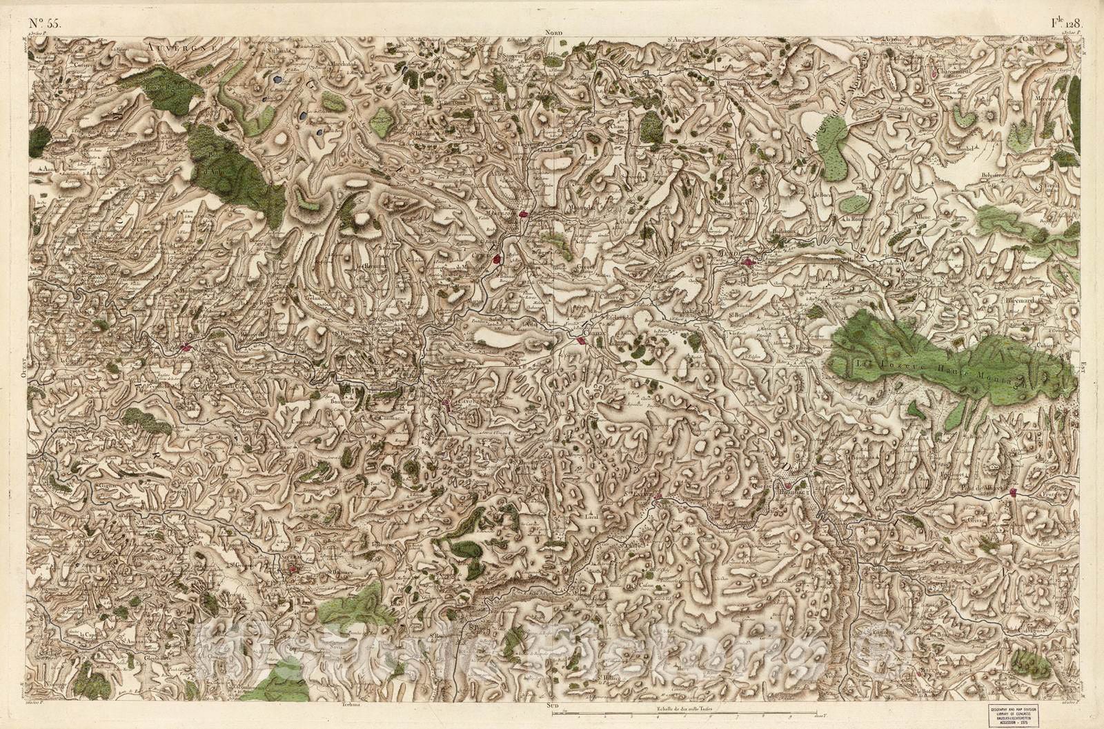 Historic 1756 Map - Carte de France - Image 57 of Copy 2