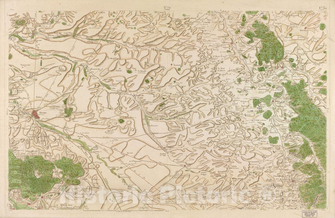 Historic 1756 Map - Carte de France - Image 82 of Copy 2