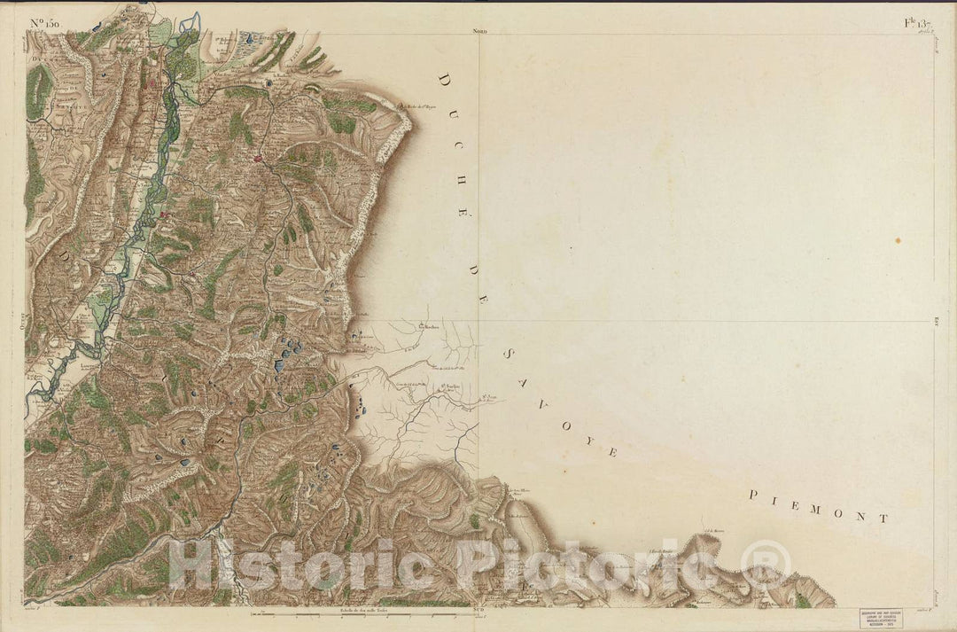 Historic 1756 Map - Carte de France - Image 156 of Copy 2