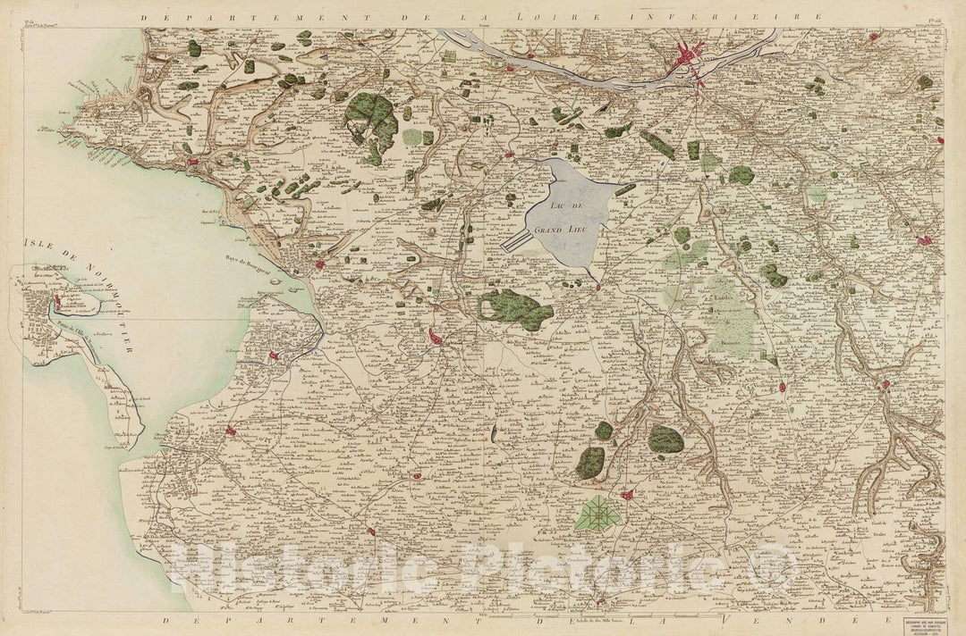 Historic 1756 Map - Carte de France - Image 136 of Copy 2