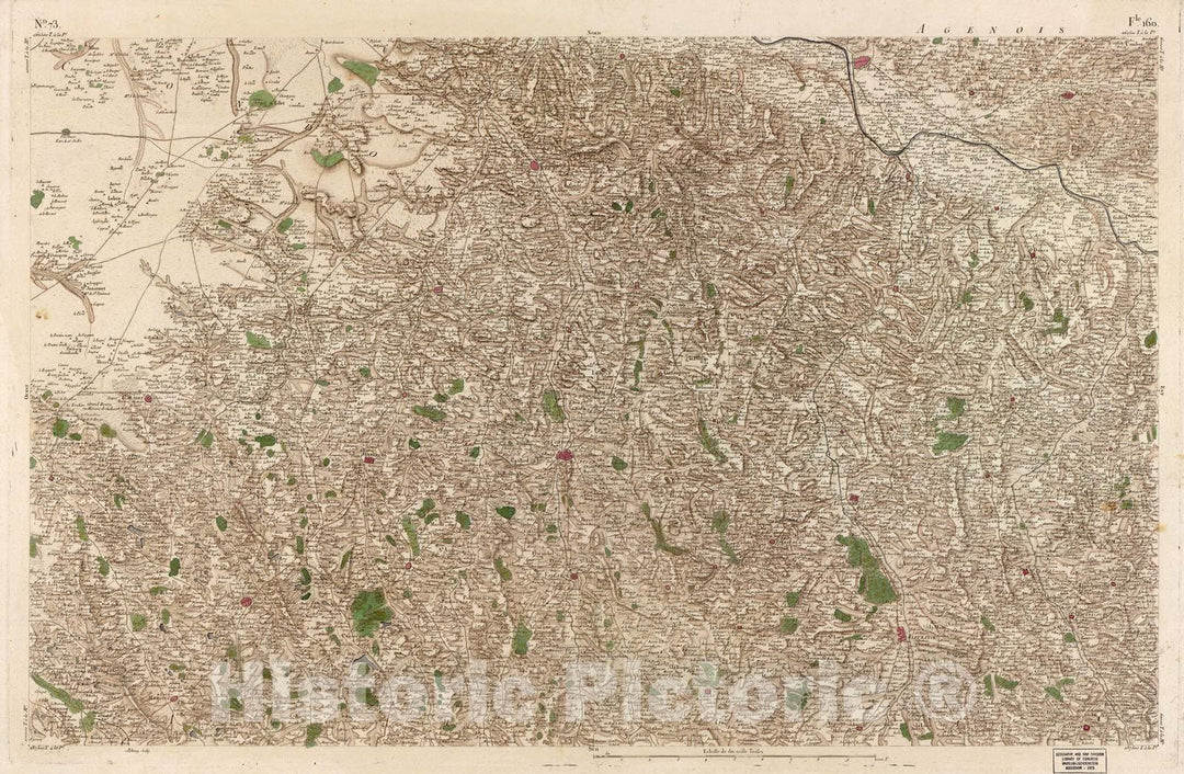 Historic 1756 Map - Carte de France - Image 76 of Copy 2