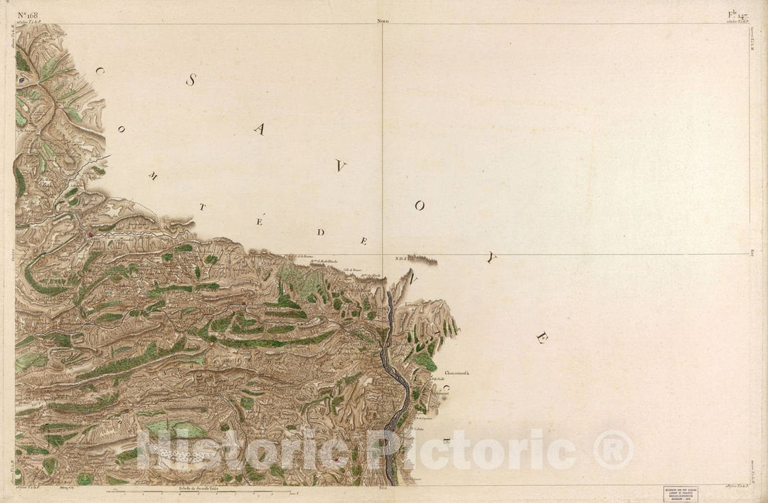 Historic 1756 Map - Carte de France - Image 173 of Copy 2