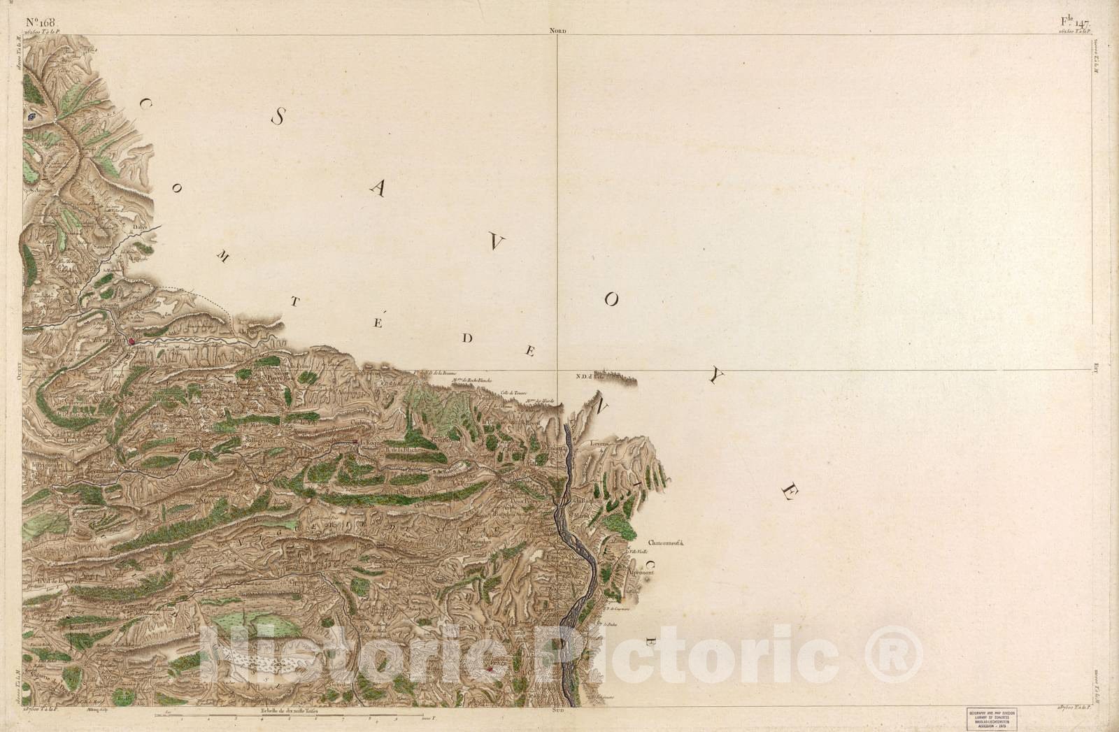Historic 1756 Map - Carte de France - Image 173 of Copy 2