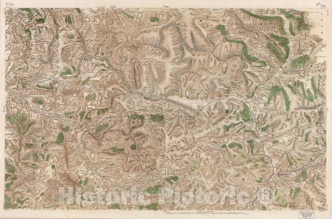 Historic 1756 Map - Carte de France - Image 157 of Copy 2