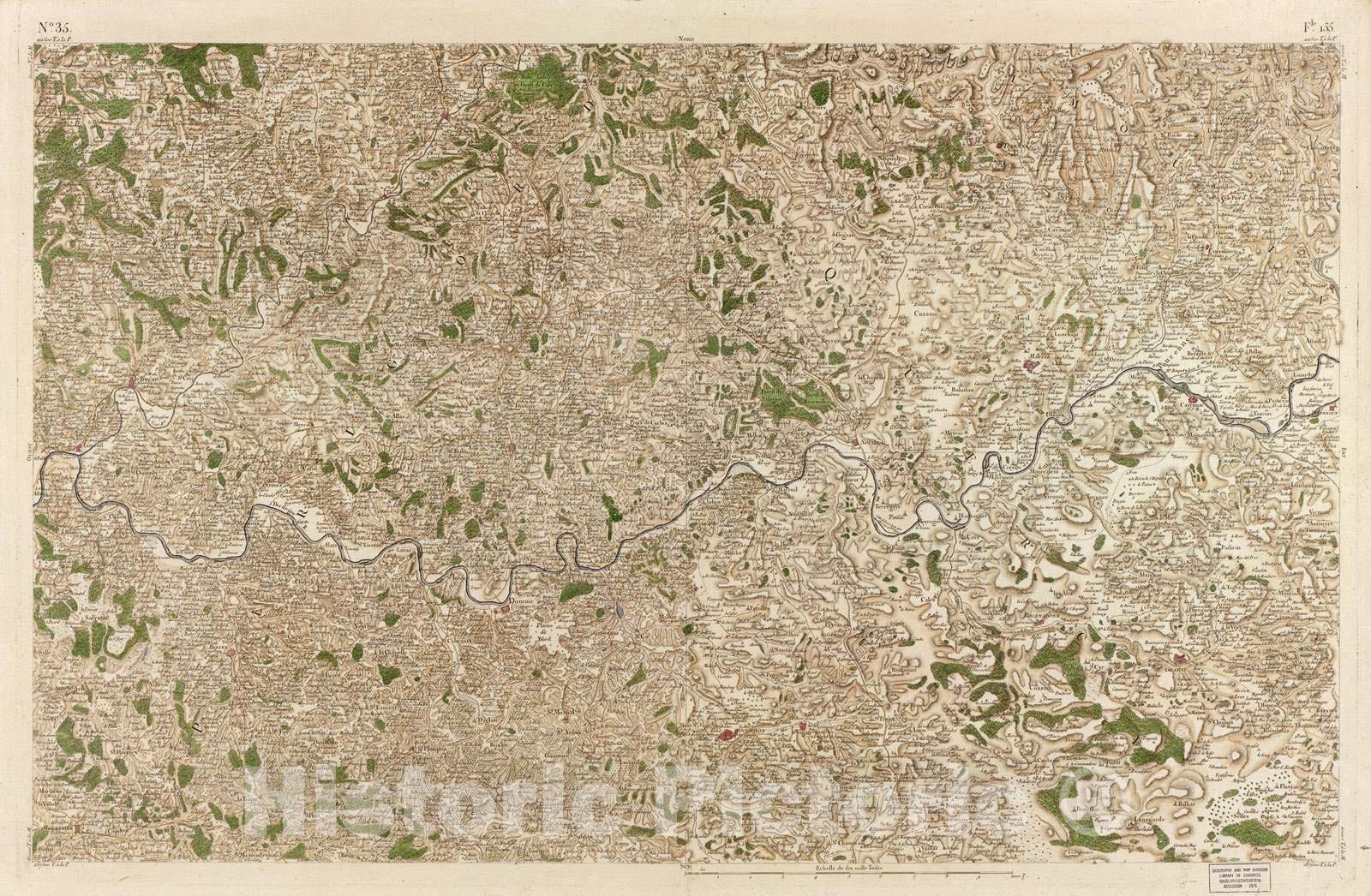 Historic 1756 Map - Carte de France - Image 36 of Copy 2