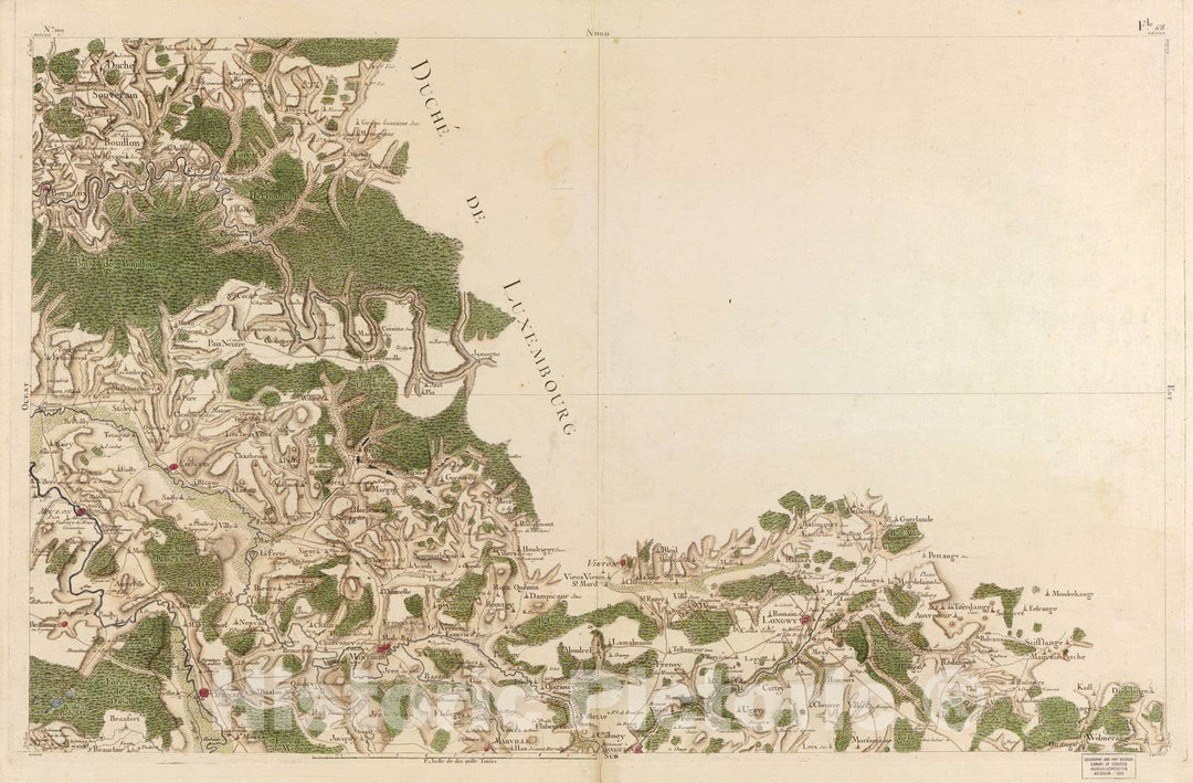 Historic 1756 Map - Carte de France - Image 113 of Copy 2