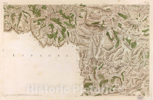 Historic 1756 Map - Carte de France - Image 41 of Copy 2