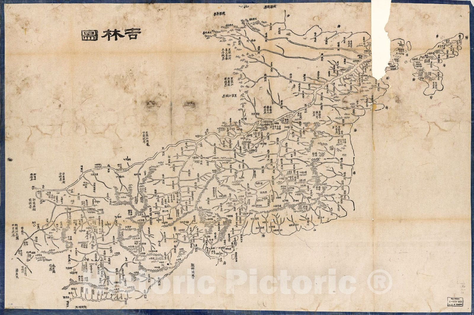 Historic 1800 Map - Jilin tu