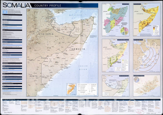 Historic 2012 Map - Somalia Country Profile.